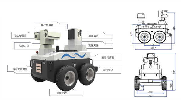 變電站巡檢機器人圖片